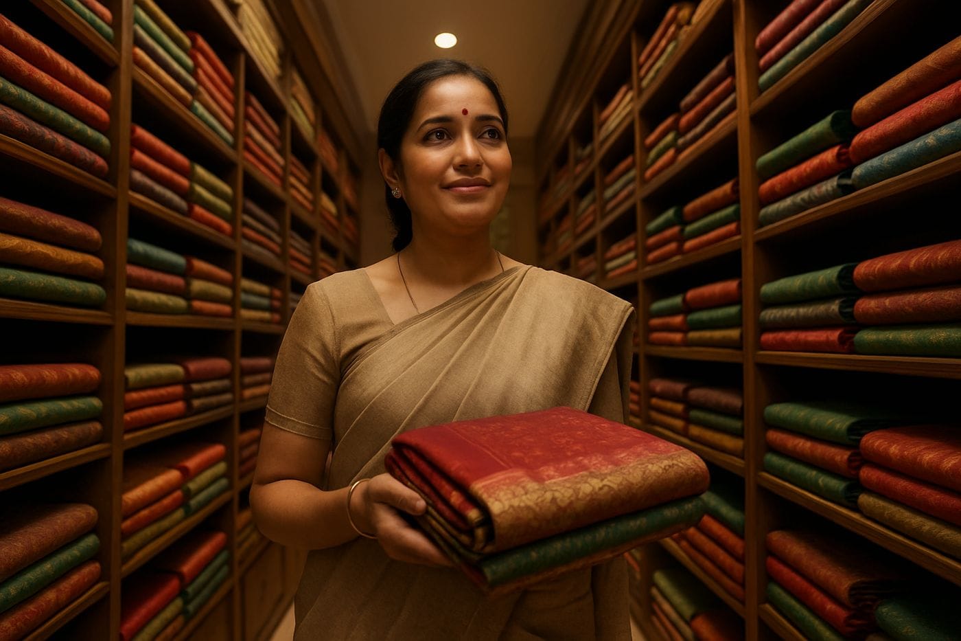 How Indian Saree Stores Can Sync Walk-In and Online Inventory in 2026 - Commmerce retail management India