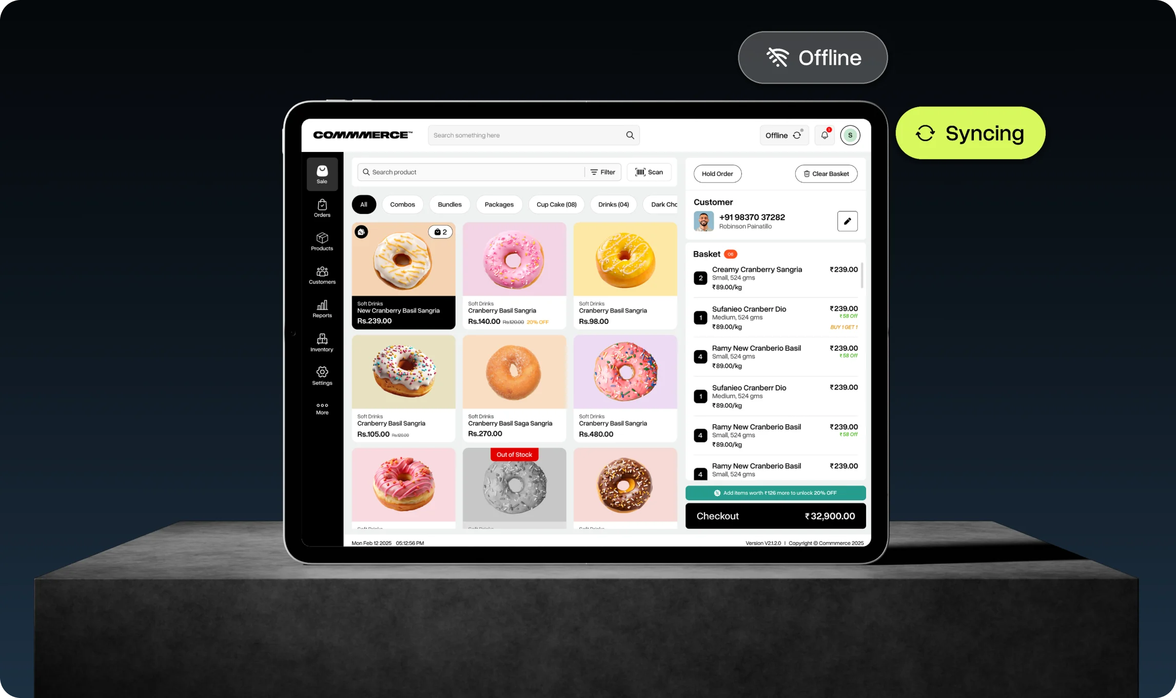 Offline Sync Status